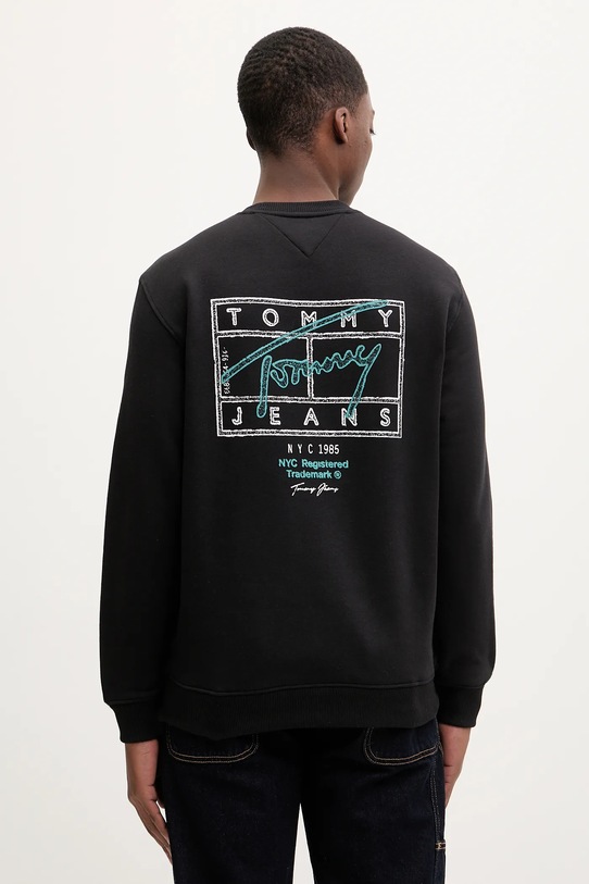 Odzież Tommy Jeans bluza bawełniana DM0DM22366 czarny