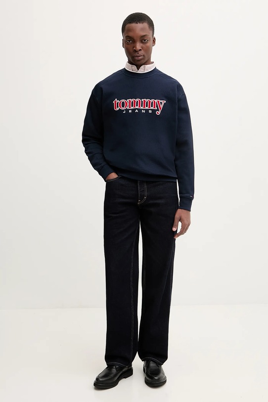 Tommy Jeans bluza DM0DM22373 granatowy SS26