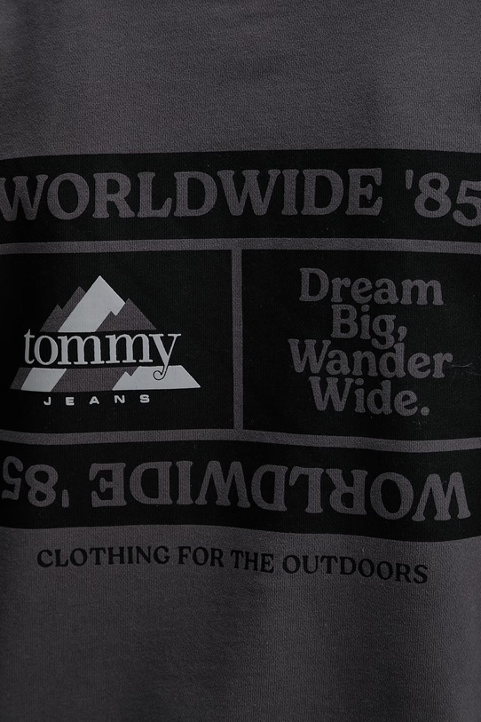 Tommy Jeans bluza bawełniana DM0DM22378 szary