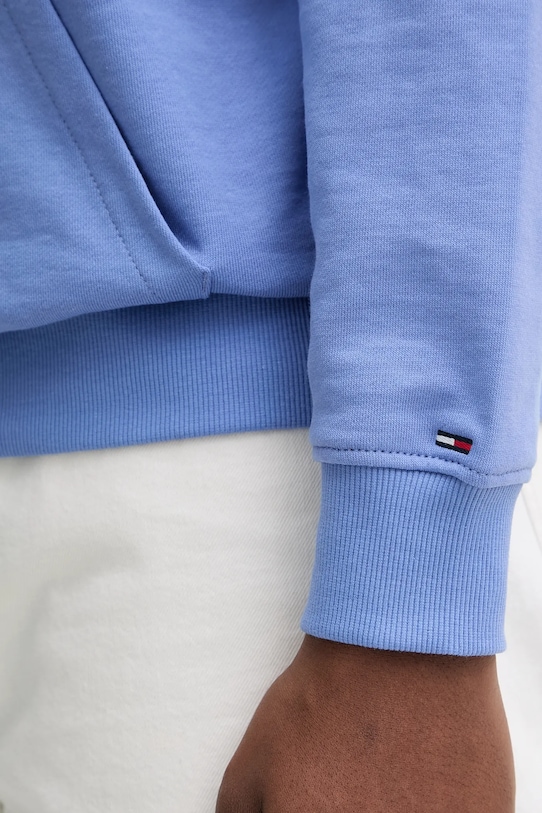 Tommy Jeans bluza bawełniana DM0DM22642 fioletowy