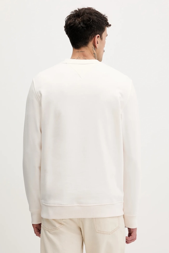 Odzież Tommy Jeans bluza bawełniana DM0DM22643 beżowy