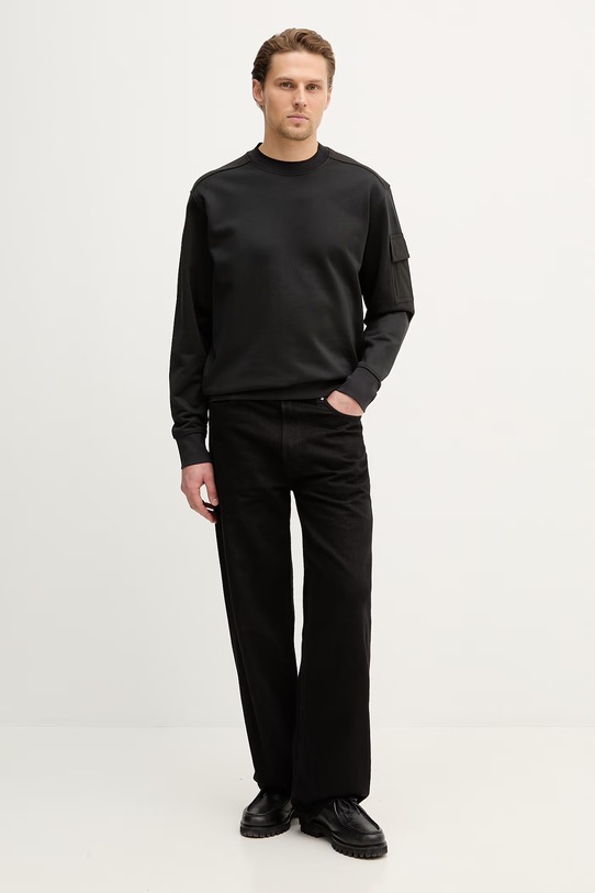 Μπλούζα BOSS Orange We_Functional 50554314 μαύρο SS26