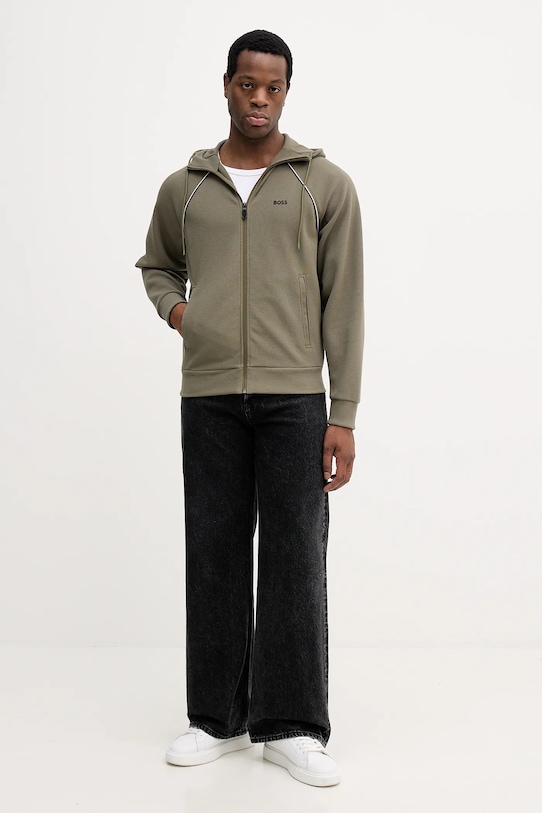 BOSS Green bluza 50553575 zielony SS26