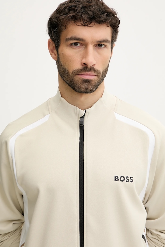 Суичър BOSS Green SW_TOC Spin FZ бежов 50554402