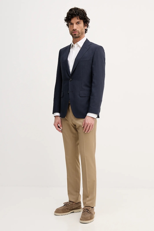 BOSS giacca con lana 50557328 blu navy SS26