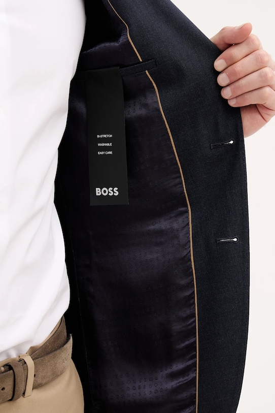 BOSS giacca con lana 50557328