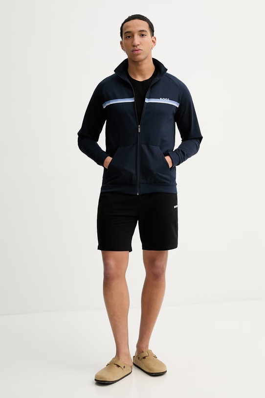 BOSS bluza lounge Authentic Jacket Z 50554779 granatowy SS26