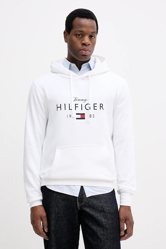 Tommy Hilfiger bluză print alb MW0MW41427