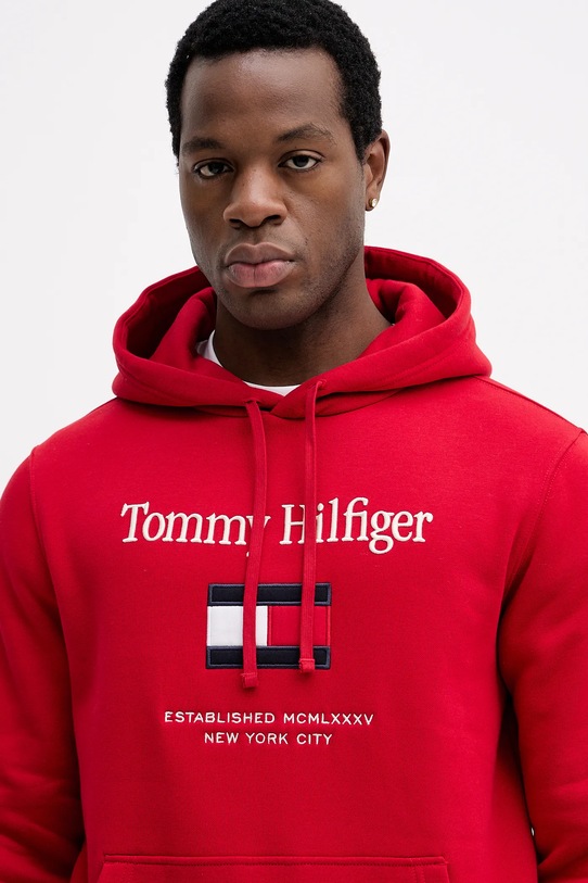Mikina Tommy Hilfiger červená MW0MW42735