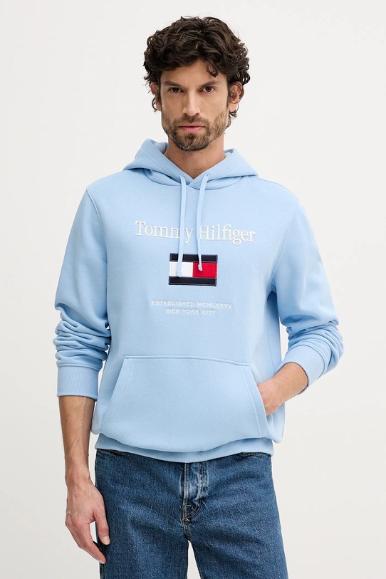 Tommy Hilfiger bluza pozostałe niebieski MW0MW42735