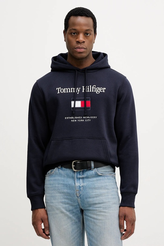 Tommy Hilfiger bluza pozostałe granatowy MW0MW42735
