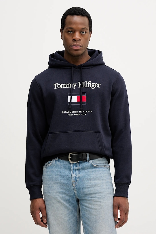 Tommy Hilfiger bluza pozostałe granatowy MW0MW42735