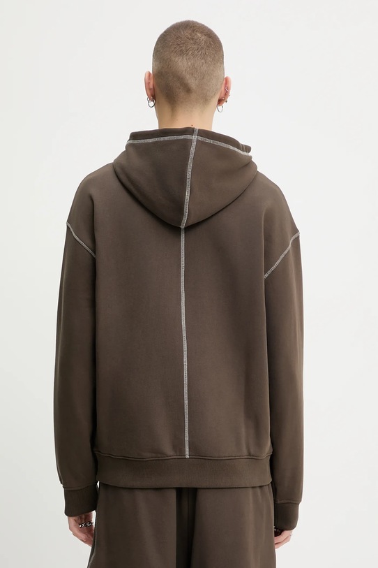 Odzież Hugo Blue bluza bawełniana 50553506 brązowy