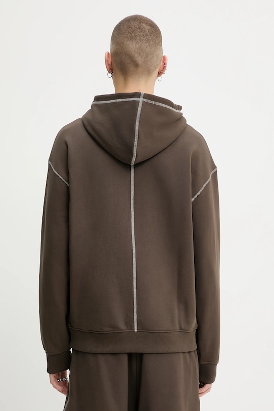 Odzież Hugo Blue bluza bawełniana 50553506 brązowy