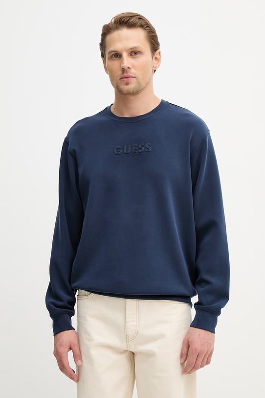 Guess bluza aplikacja granatowy M6RQ42.KAYM2