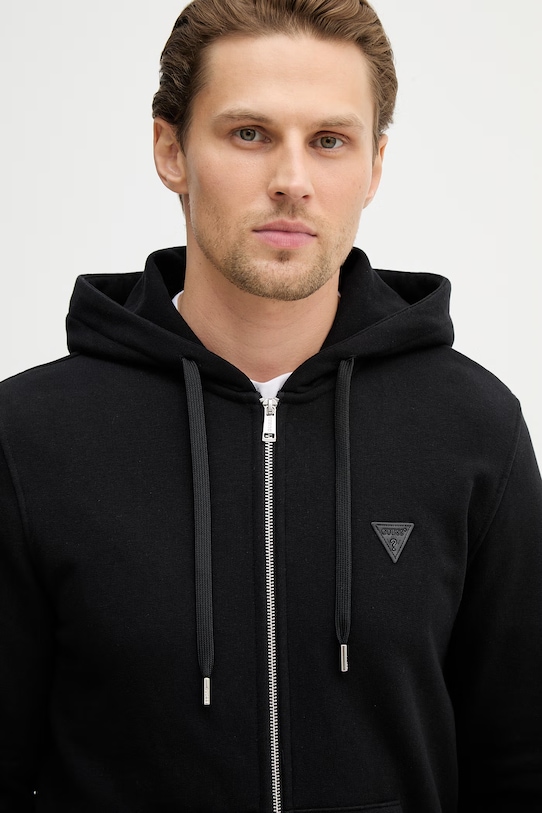 Μπλούζα Guess μαύρο M6RQ48.KCN01