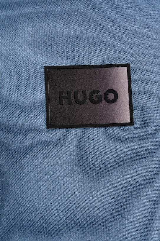 Βαμβακερή μπλούζα HUGO 50553145 μπλε