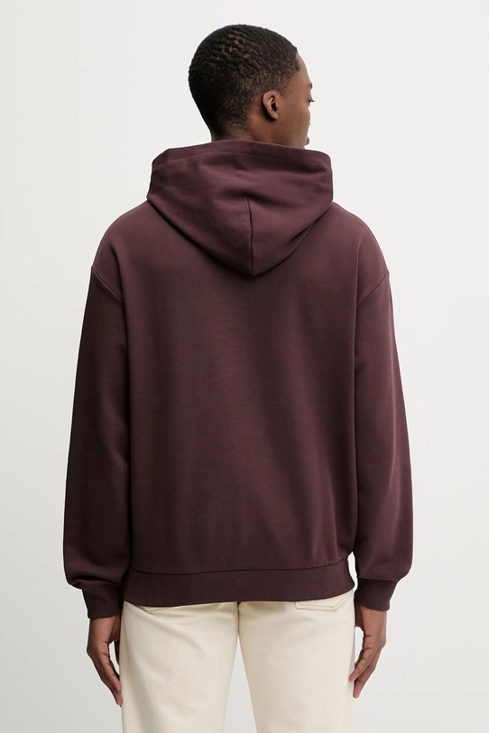 Odzież HUGO bluza bawełniana Danohood 50553145 bordowy