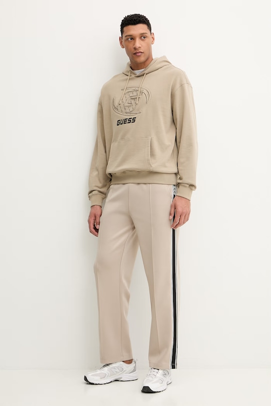 Bavlněná mikina Guess KELE Z6RQ05.K9YI1 zelená SS26