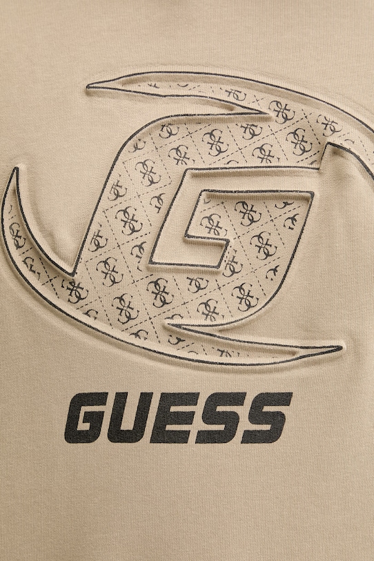 Bavlněná mikina Guess KELE Z6RQ05.K9YI1 zelená