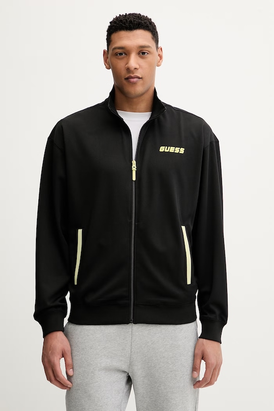 Μπλούζα Guess LANSA στάμπα μαύρο Z6RQ06.KD482