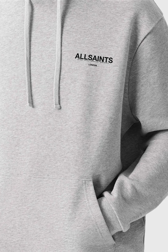 AllSaints bluza bawełniana M022ND szary