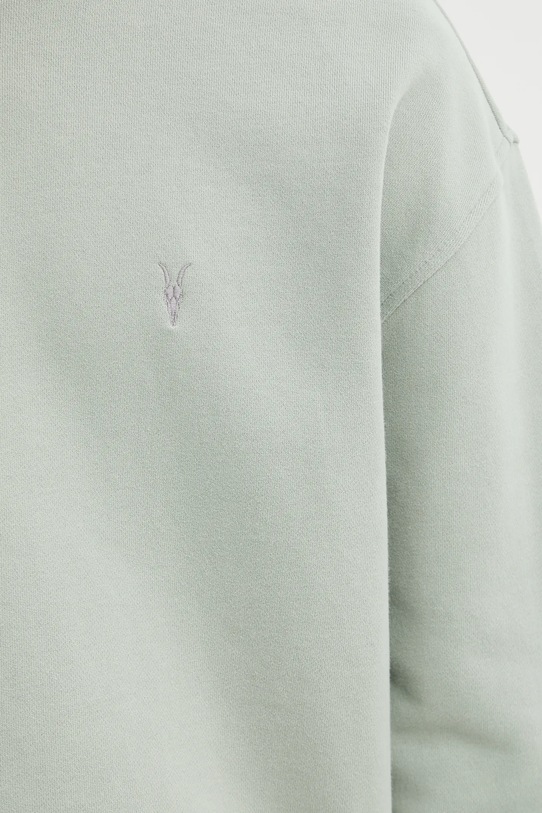 AllSaints bluza bawełniana M016ND zielony