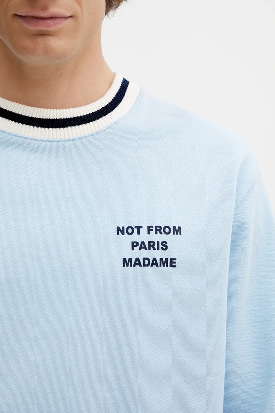 Drôle de Monsieur cotton sweatshirt Slogan Sport blue J.SW140.CO127.LBE