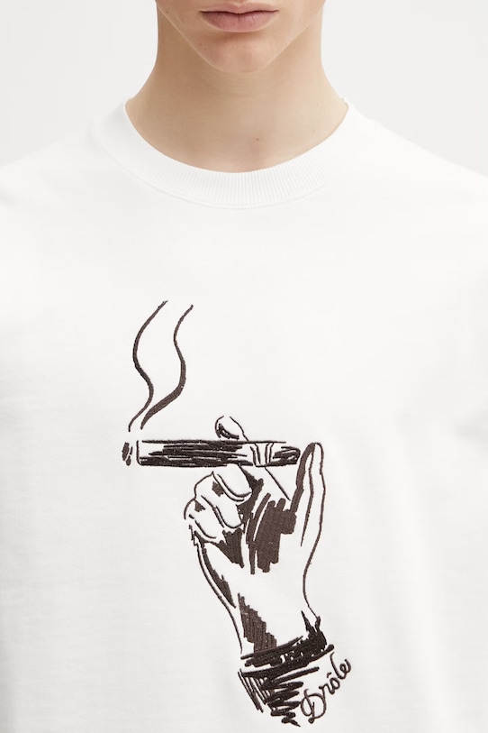 Drôle de Monsieur Cuba mikina bavlněná pánská béžová K.SW204.CO127.OW