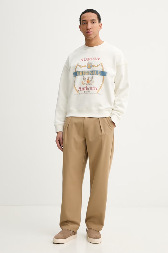 Guess Originals bluza bawełniana M6RQ34.KCPR1 beżowy SS26