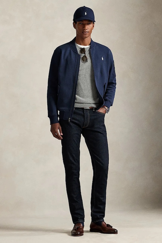 Ρούχα Μπλούζα Polo Ralph Lauren 710980339 σκούρο μπλε