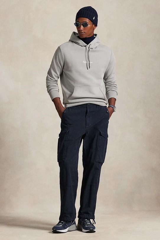 Odzież Polo Ralph Lauren bluza 710981369 szary