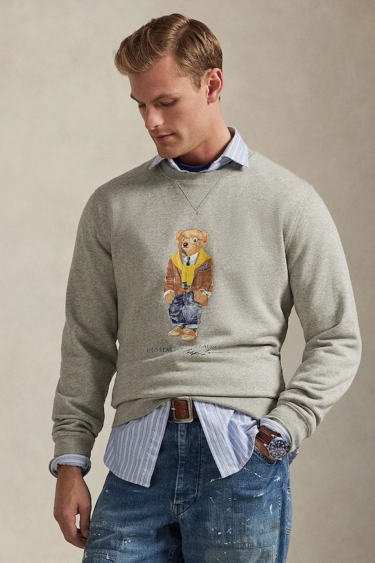 Polo Ralph Lauren bluza pozostałe szary 710P04977