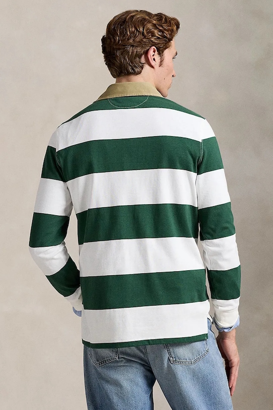 Polo Ralph Lauren bluza bawełniana 710P05317 zielony SS26