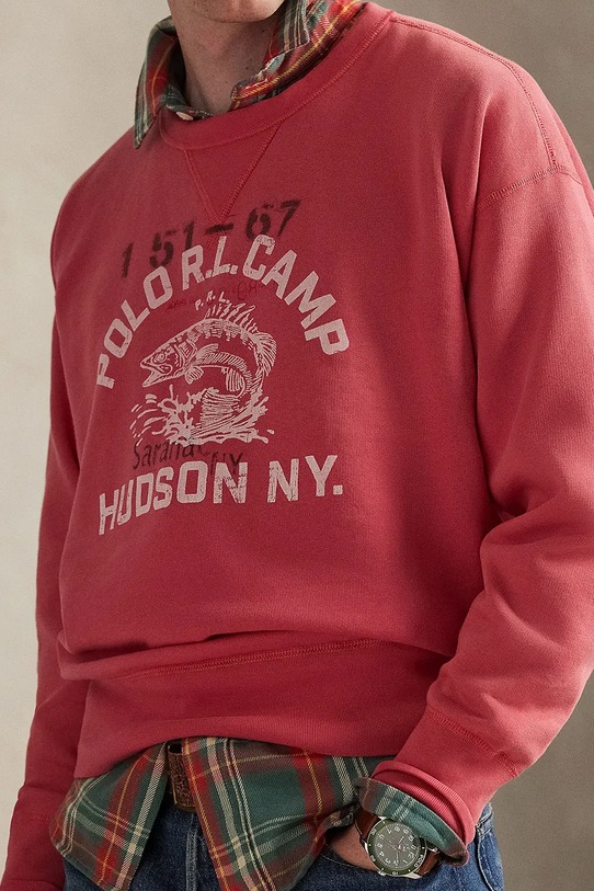 Μπλούζα Polo Ralph Lauren ροζ 710P05436