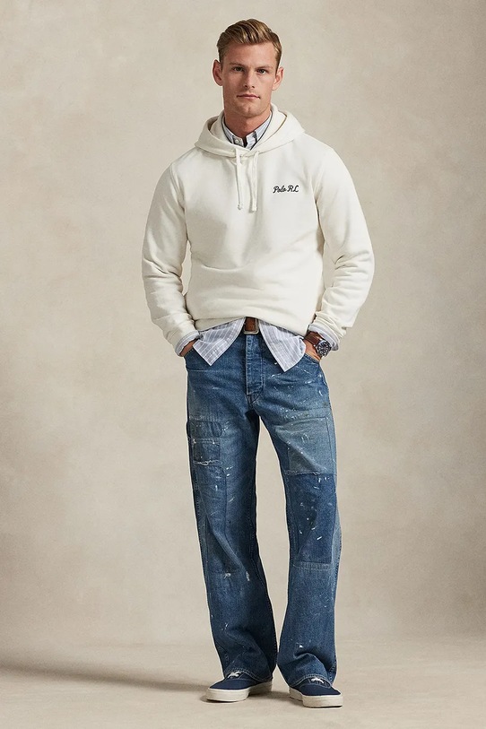 Odzież Polo Ralph Lauren bluza 710P05917 beżowy