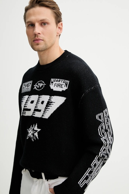 ZADIG&VOLTAIRE sweter wełniany czarny KMSW01815