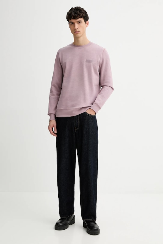 Bavlnená mikina Marc O'Polo 620401554008 ružová SS26