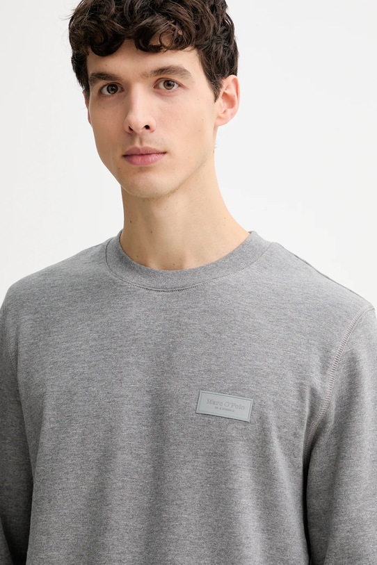 Marc O'Polo bluza bawełniana szary 620401554008