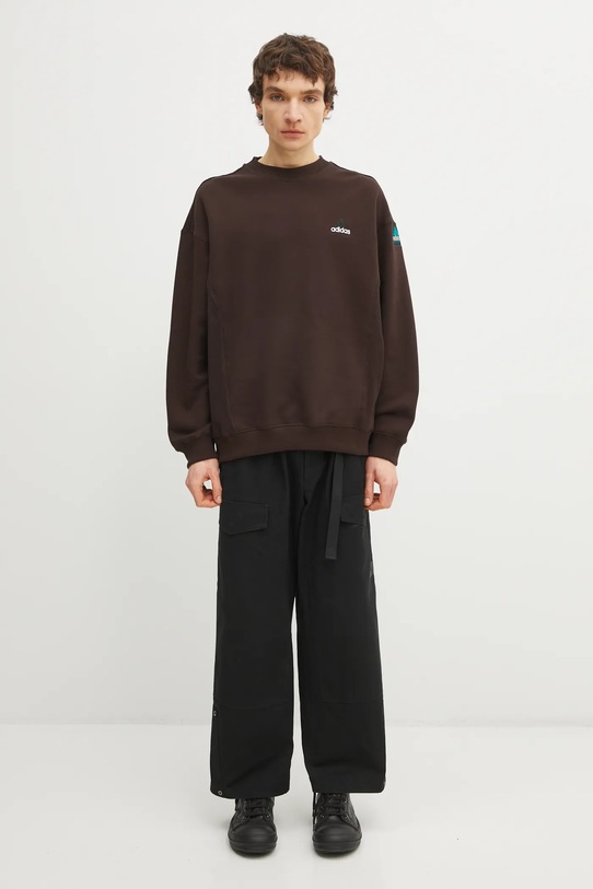 Dukserica adidas Originals Equipment Crew KB9325 smeđa