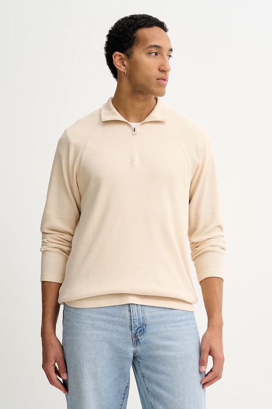 G-Star longsleeve z elastanem beżowy D26866.E176