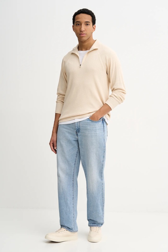 G-Star longsleeve D26866.E176 beżowy SS26