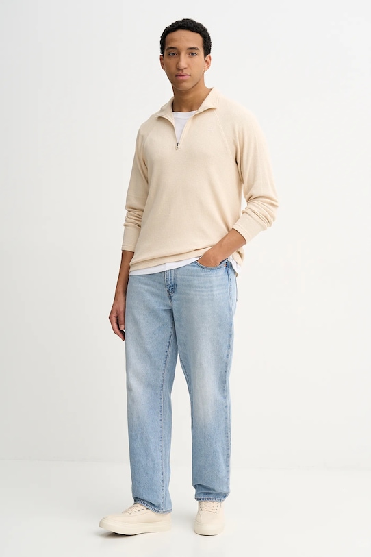 G-Star longsleeve D26866.E176 beżowy SS26