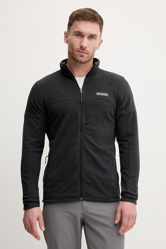 Columbia bluza polarowa Basin Trail bez kaptura czarny 1907753.