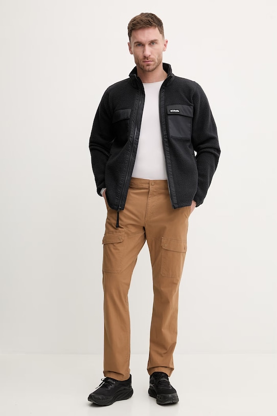 Columbia gyapjú pulóver Juniper Peak 2131474 fekete SS26