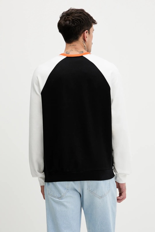 Odzież United Colors of Benetton bluza bawełniana x Stranger Things 38JZU10B9 czarny