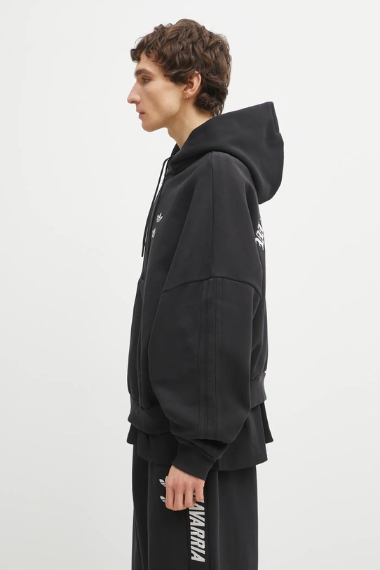 adidas Originals sweatshirt x Willy Chavarria Heavy Weight Zip Hoody KD9346 black SS26