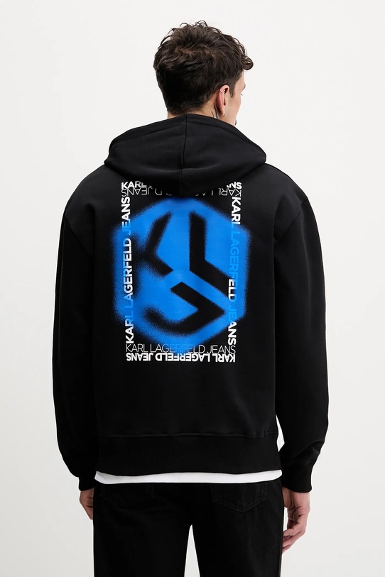 Odzież Karl Lagerfeld Jeans bluza bawełniana B1M20058 czarny