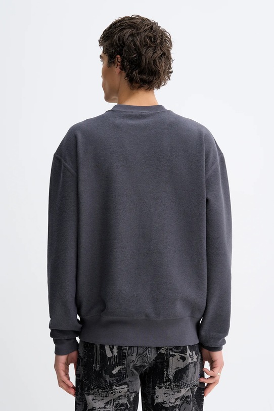 Odzież Karl Lagerfeld Jeans bluza bawełniana B1M20056 szary