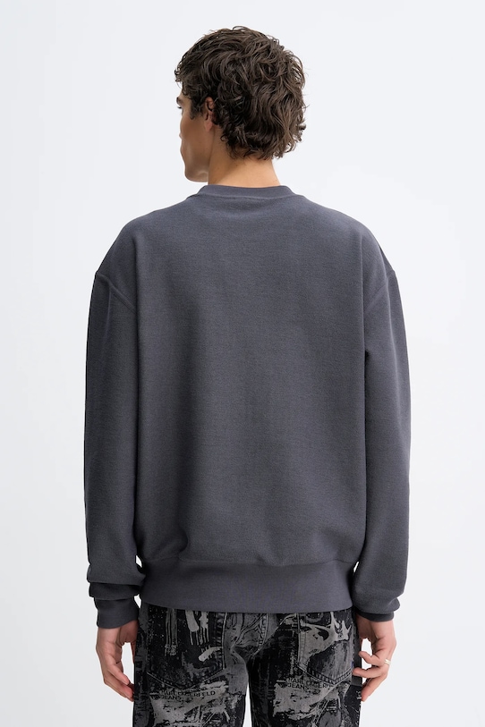 Odzież Karl Lagerfeld Jeans bluza bawełniana B1M20056 szary